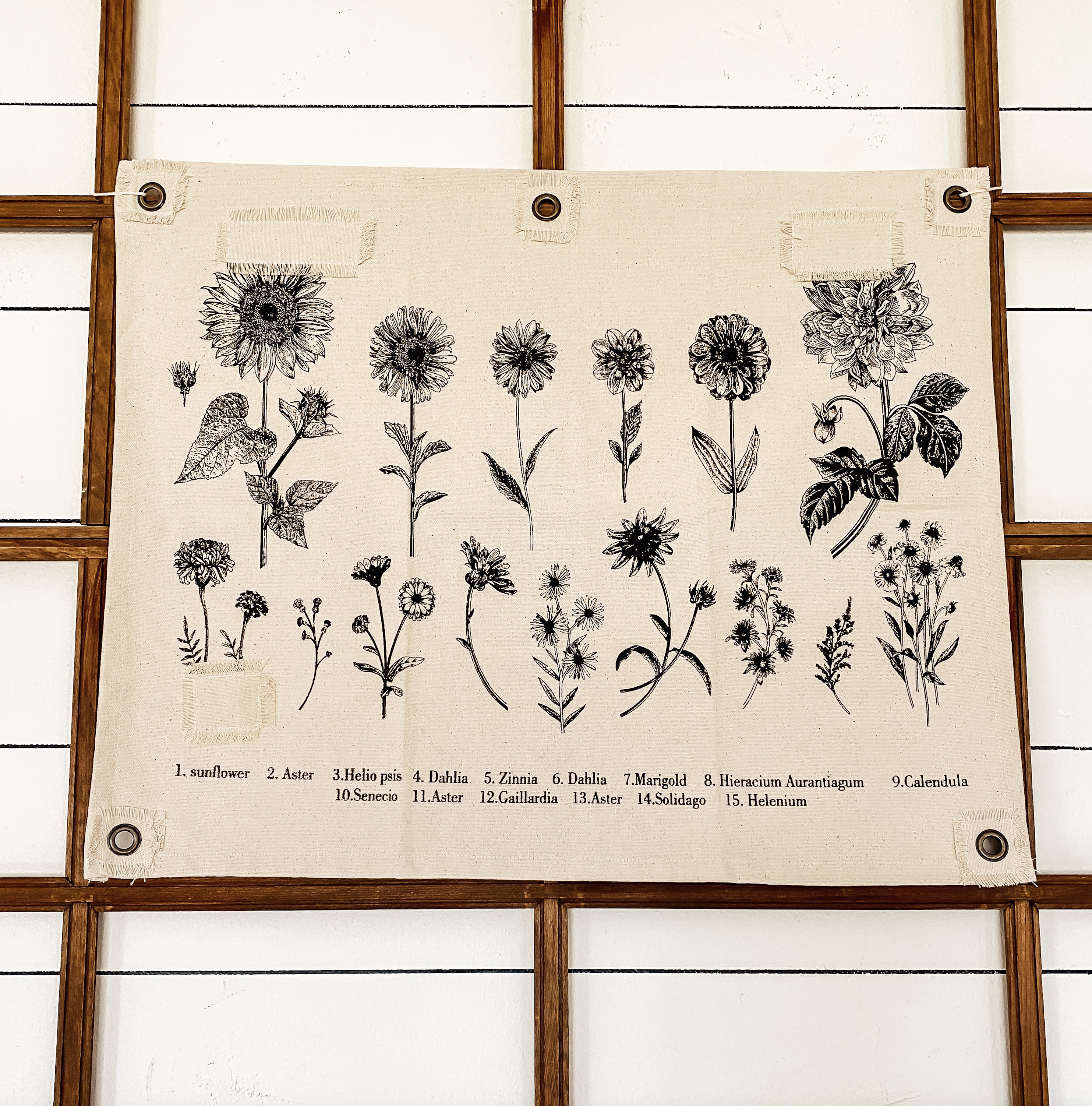 Botanical Canvas Wall Hanging