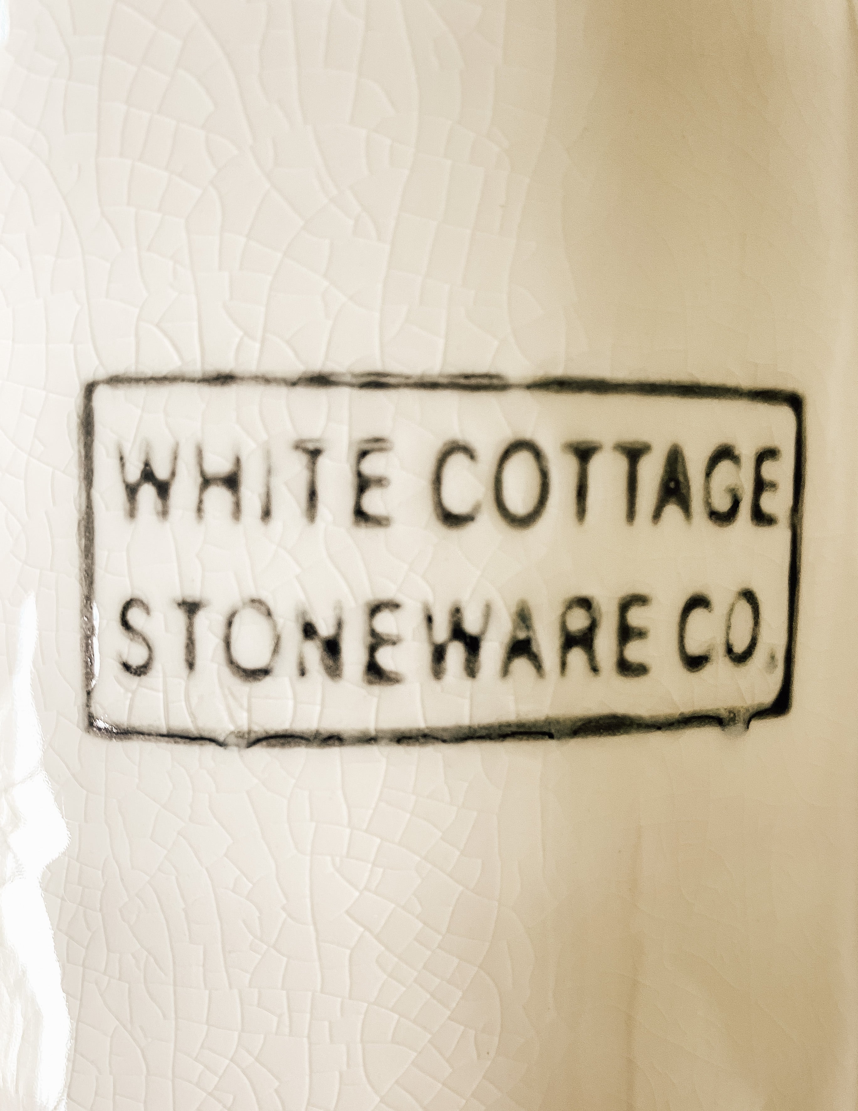 White Cottage Stoneware